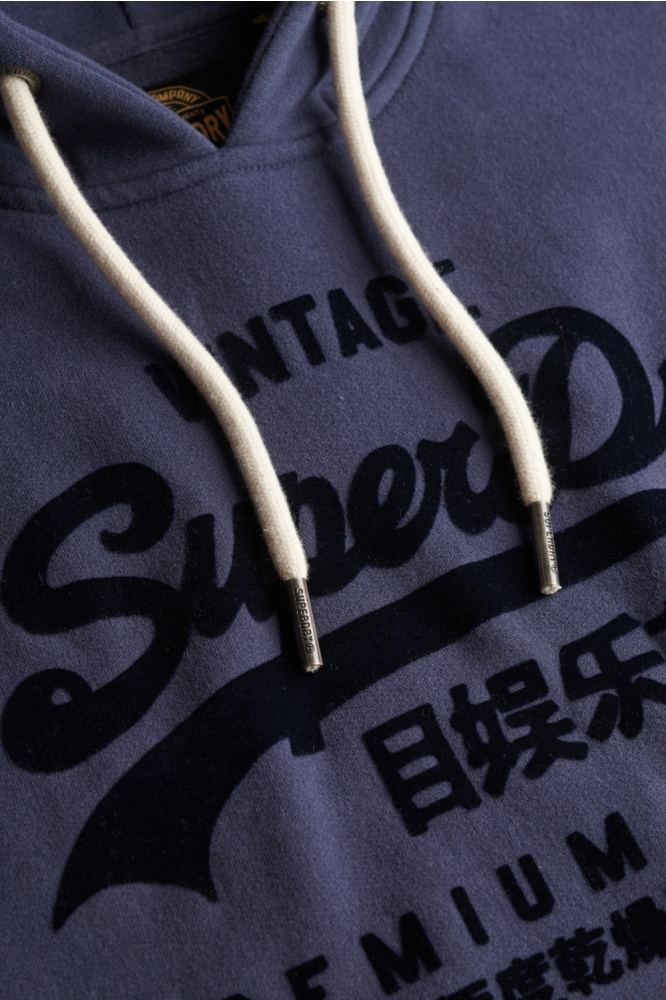 VL TONAL RELAXED HOOD M2014024A LAUREN NAVY